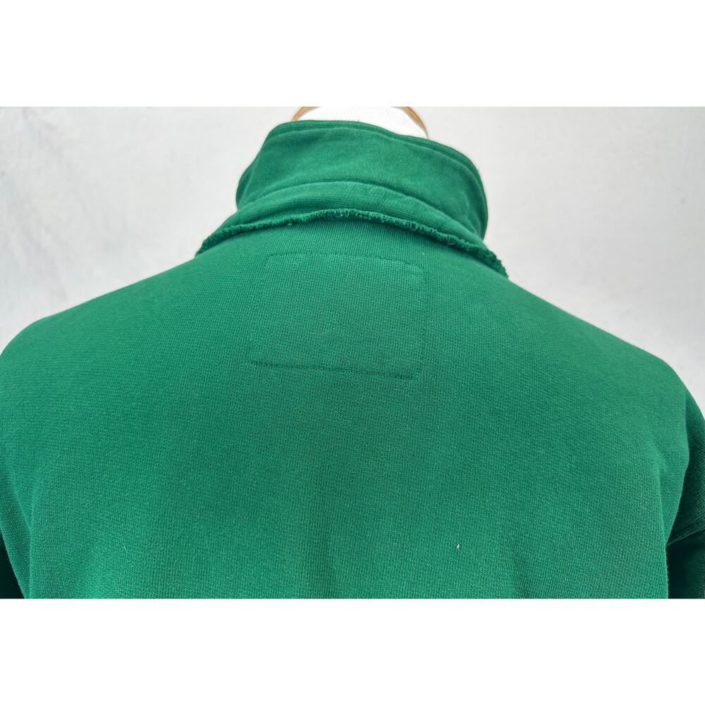 Frank & Eileen Patrick Popover Henley in Clover Green SZ L Cotton Triple Fleece - Picture 6 of 9